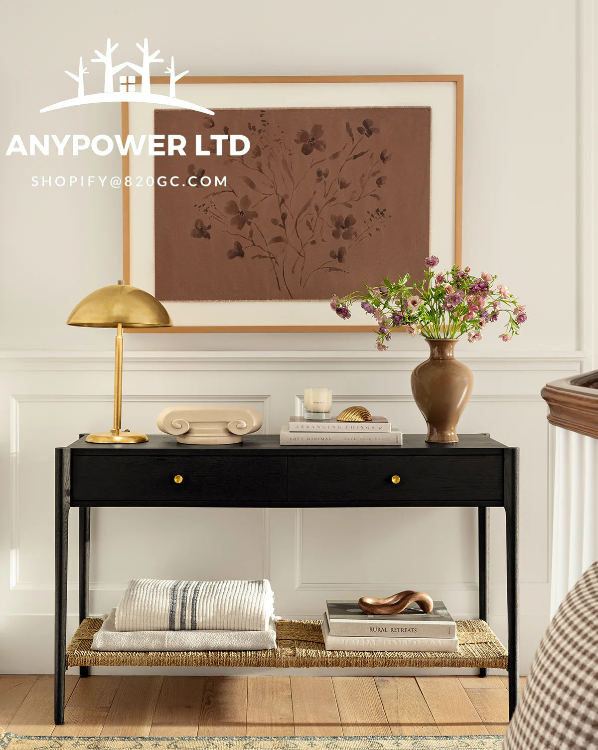 Dana 2-Drawer Console